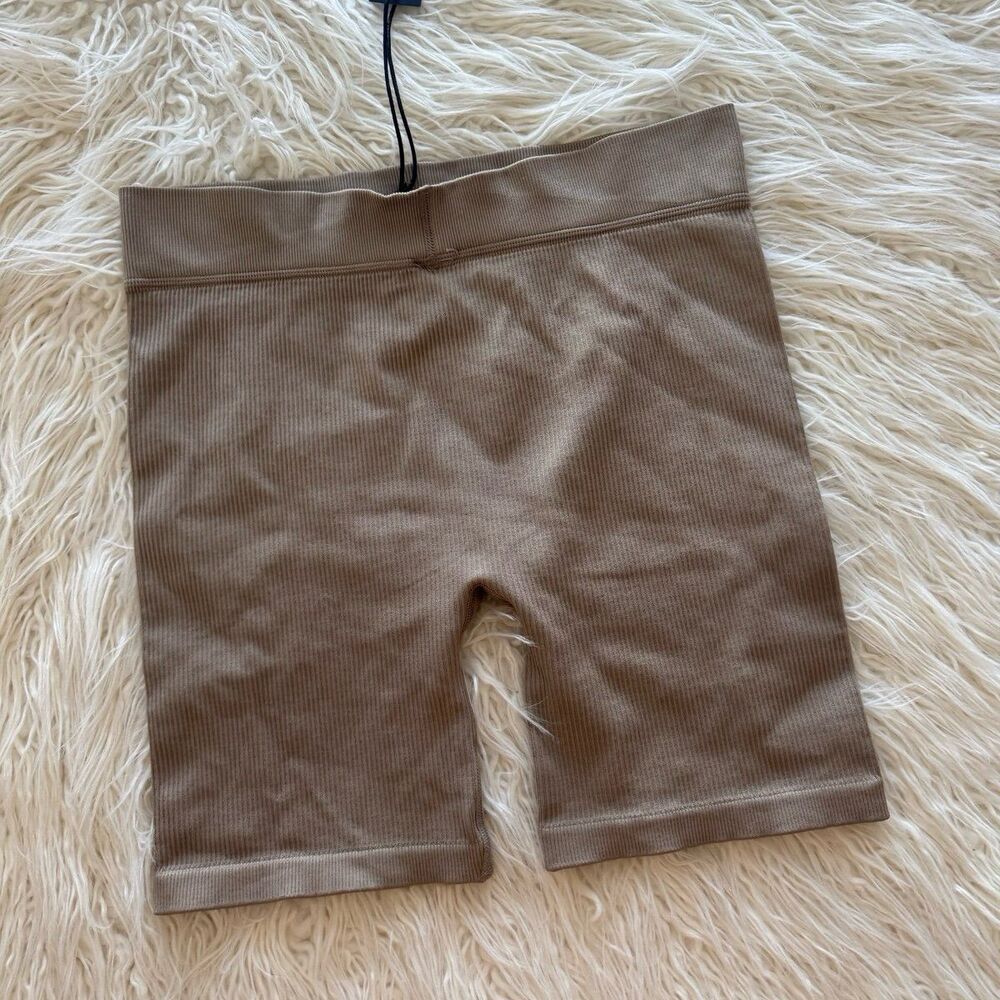 Civil Regime x No Tomorrow Ribbed Biker Shorts Size XL - Picture 6 of 8